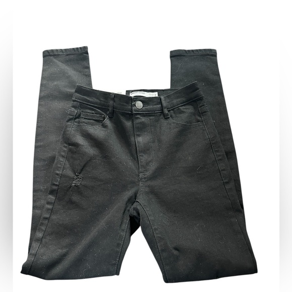 Garage High Rise jegging, destructed black, size 0/24, stretch, NWTS - Picture 1 of 7
